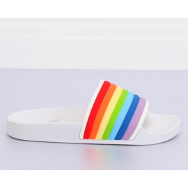 Alb curcubeu T325P alb II-GAT multicolor