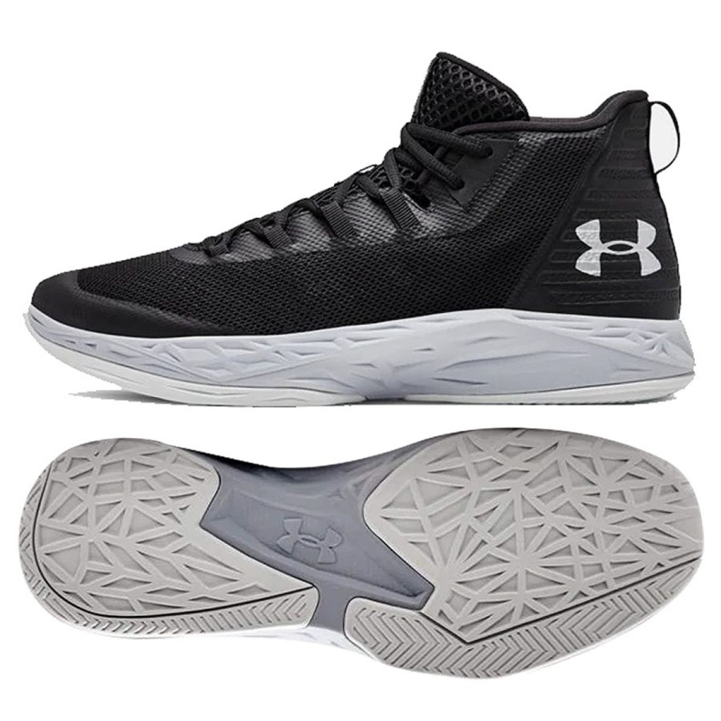 Under Armour Pantofi de baschet Ua Jet Mid M 3020623-003 negru negru