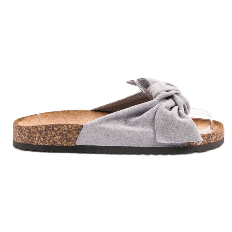 Anesia Paris Papuci din piele gri