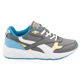 Ax Boxing Pantofi sport clasici gri Ax Boxing Pantofi sport clasici gri