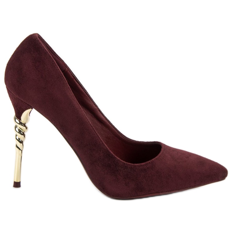 GUAPISSIMA Tocuri burgund multicolor roșu GUAPISSIMA Tocuri burgund multicolor roșu