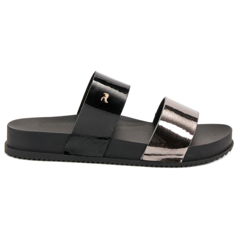 Vinceza Flip-flops confortabile negru gri Vinceza Flip-flops confortabile negru gri