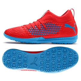 Ghete de fotbal Puma Future 19.3 Netfit Tt M 105542 01 roșu roșu
