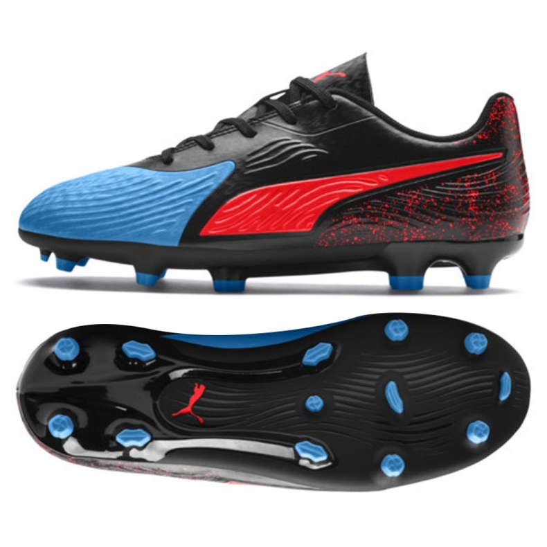 Ghete de fotbal Puma One 19.4 Fg Ag Jr 105501 01 multicolor negru