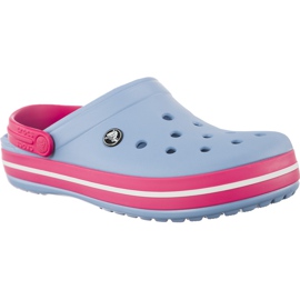 Crocs Crocband Chambray Blue Paradise Pink multicolor Crocs Crocband Chambray Blue Paradise Pink multicolor