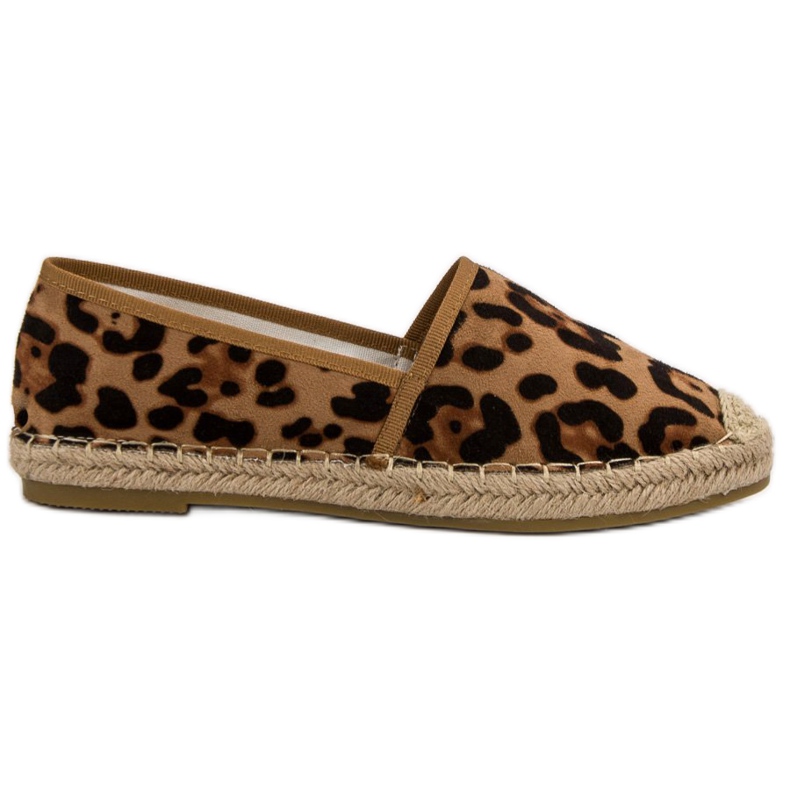 Espadrile cu pete maro Espadrile cu pete maro