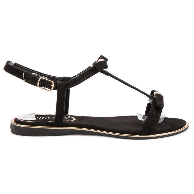 Sandale cu arc VINCEZA negru Sandale cu arc VINCEZA negru