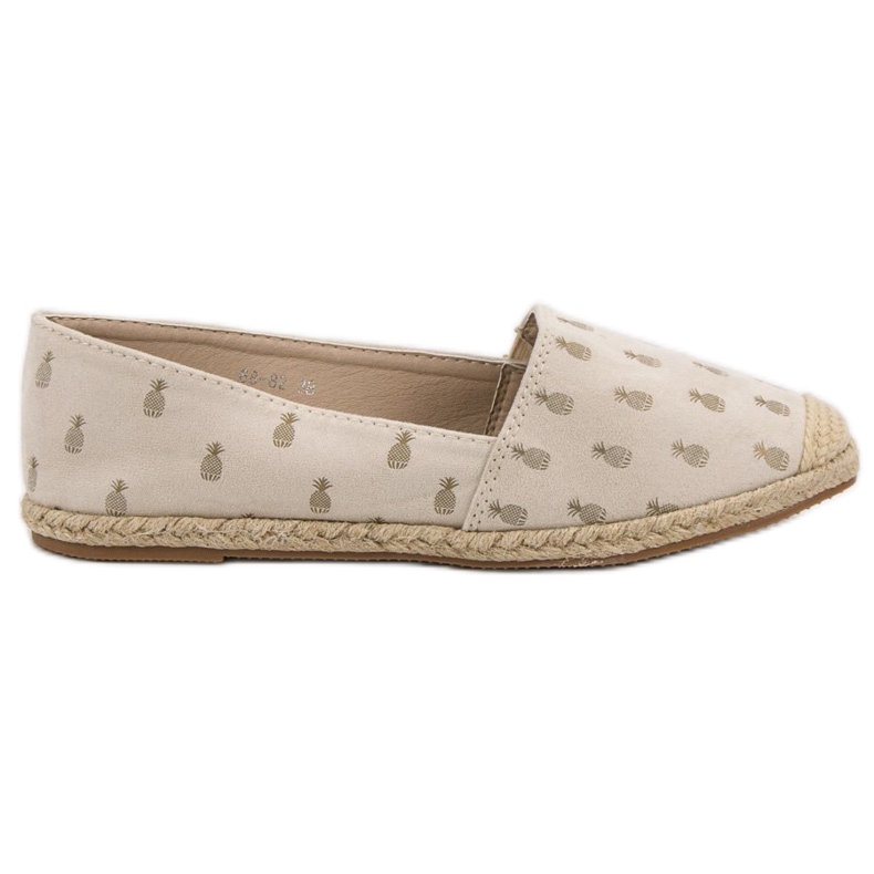 Lucky Shoes Espadrile bej în ananas