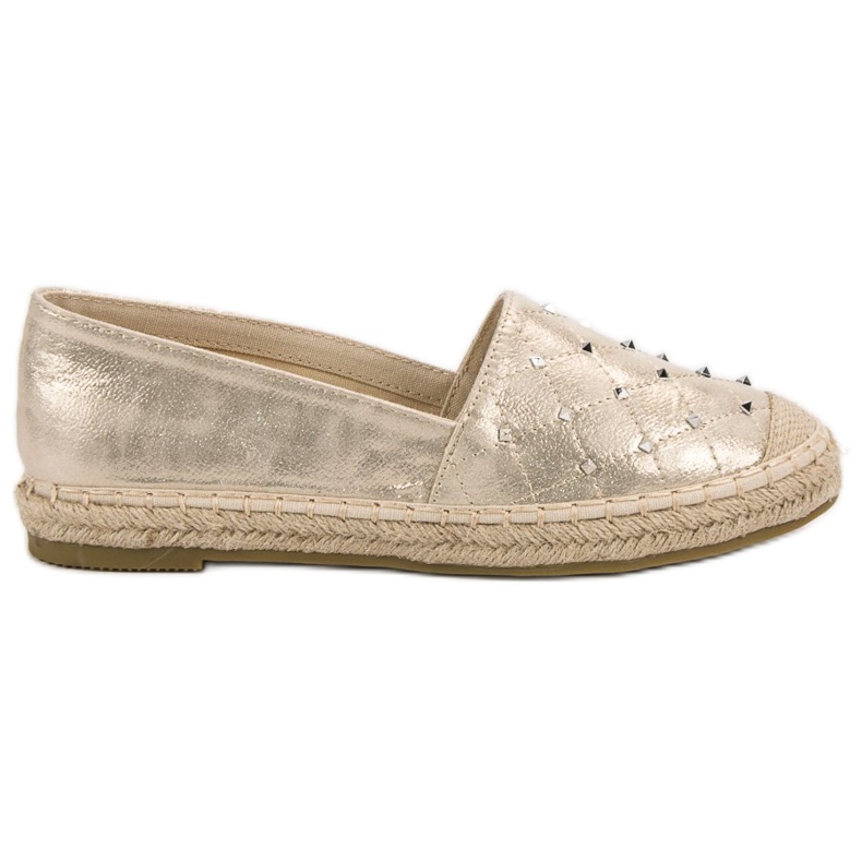 Lucky Shoes Espadrile cu jeturi galben Lucky Shoes Espadrile cu jeturi galben