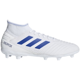 Ghete de fotbal Adidas Predator 19.3 Fg M BB9333 multicolor alb Ghete de fotbal Adidas Predator 19.3 Fg M BB9333 multicolor alb