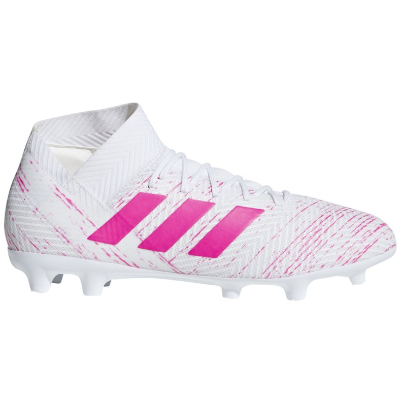Ghete de fotbal Adidas Nemeziz 18.3 Fg M BB9436 alb alb