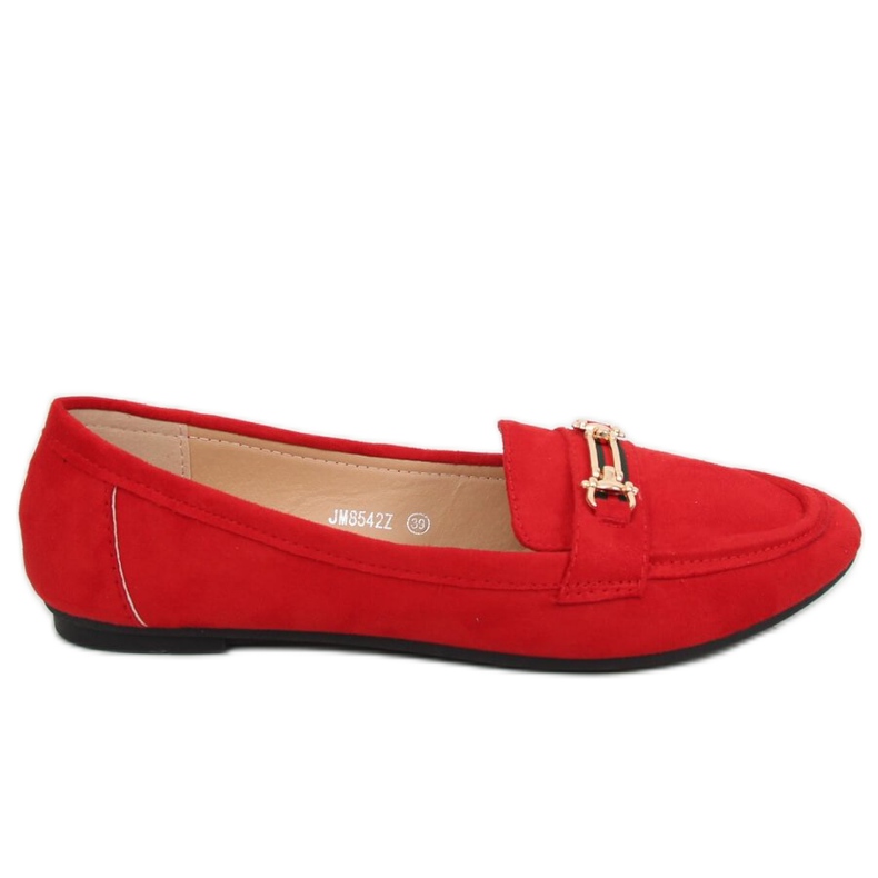 Mocasini de damă roșii JM8542Z Rojo roșu