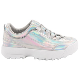 Adidași lăcuți Holo Silver gri Adidași lăcuți Holo Silver gri