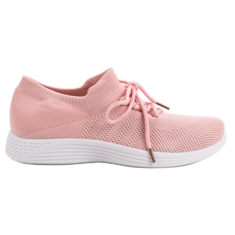 Încălțăminte de sport textilă roz Încălțăminte de sport textilă roz