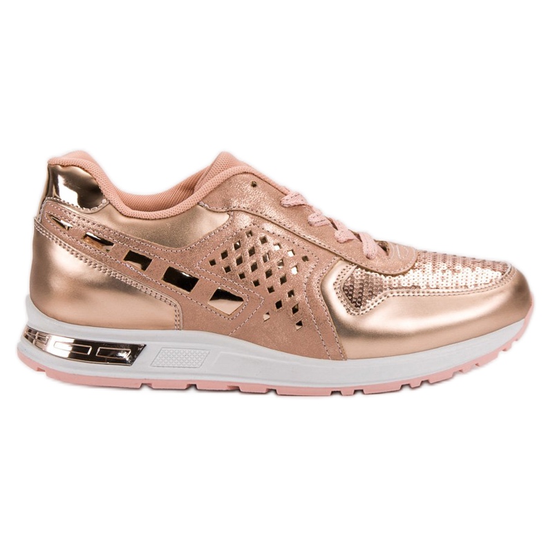 Încălțăminte sport cu paiete roz Încălțăminte sport cu paiete roz