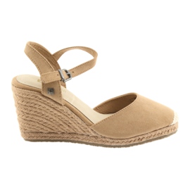 Sandale Big Star espadrile 274A169 C.beż maro Sandale Big Star espadrile 274A169 C.beż maro