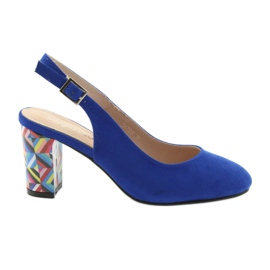 Sandale pe post Sergio Leone 788 microfon indigo albastru