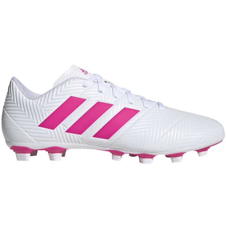 Ghete de fotbal Adidas Nemeziz 18.4 FxG M D97990 multicolor alb Ghete de fotbal Adidas Nemeziz 18.4 FxG M D97990 multicolor alb