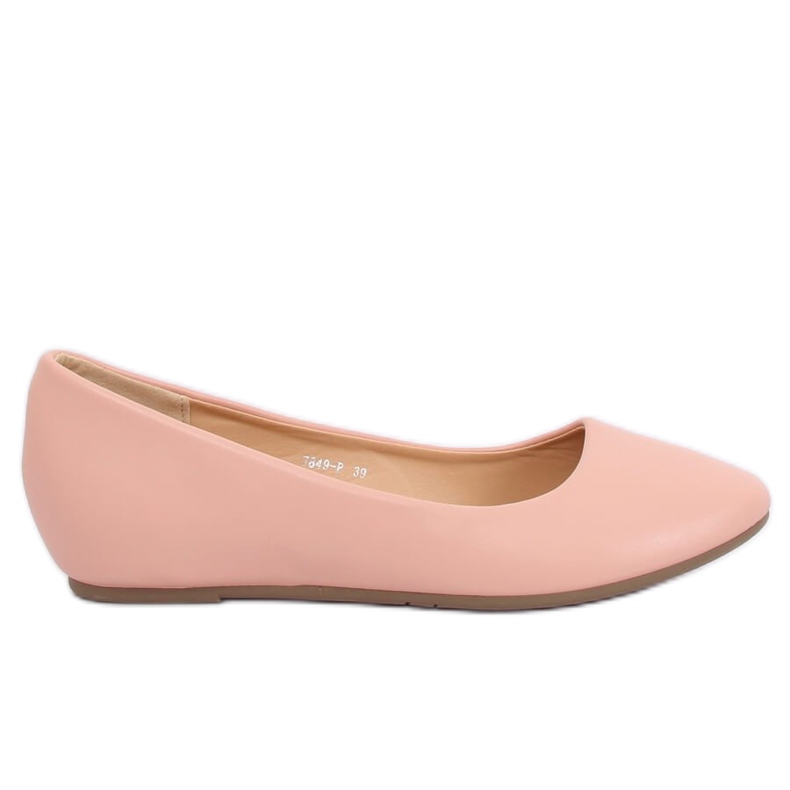 Balerini cu pană roz 7849-P Roz Balerini cu pană roz 7849-P Roz