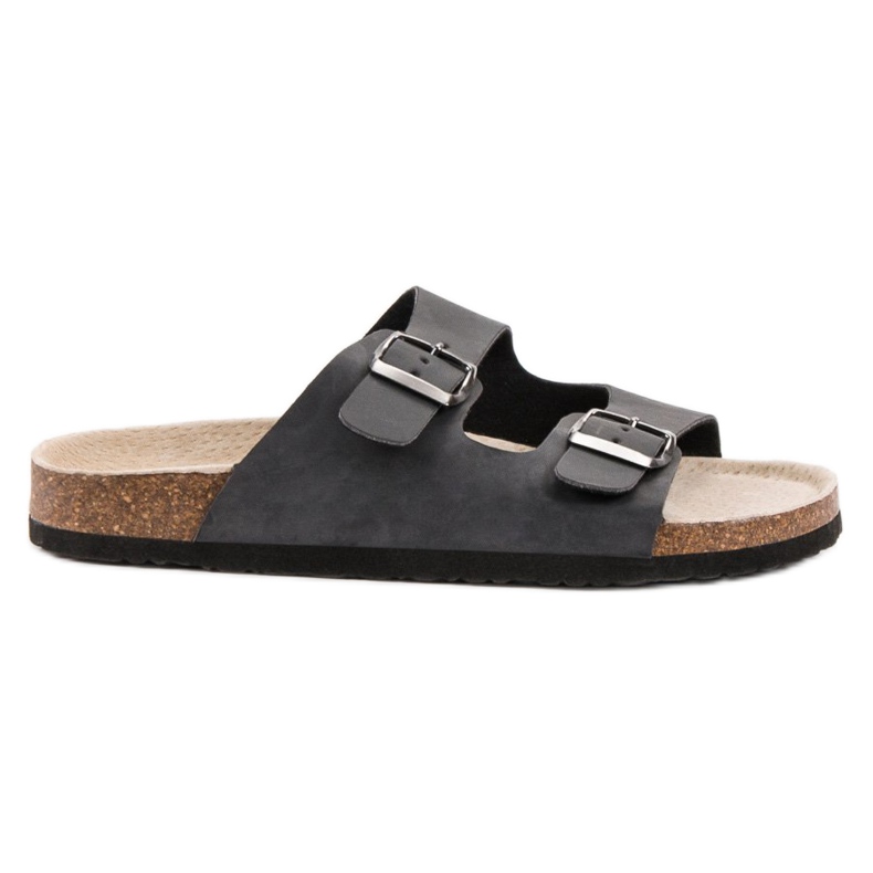 Papuci confortabili pentru femei negru Papuci confortabili pentru femei negru