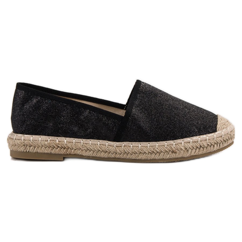 Anesia Paris Espadrile casual negru
