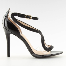 Sandale negre 1443 negru II-GAT