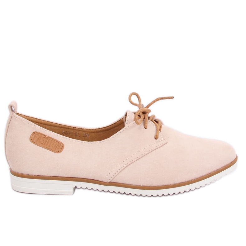 Mocasini dama bej și roz 6907-BL Roz