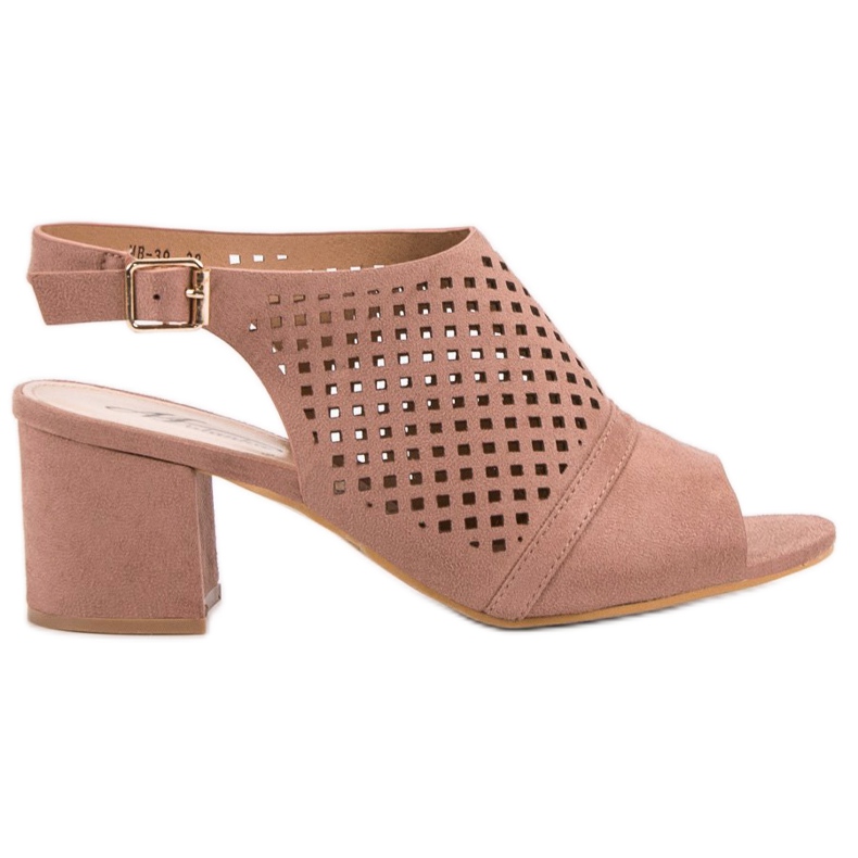 Sandale închise casual roz