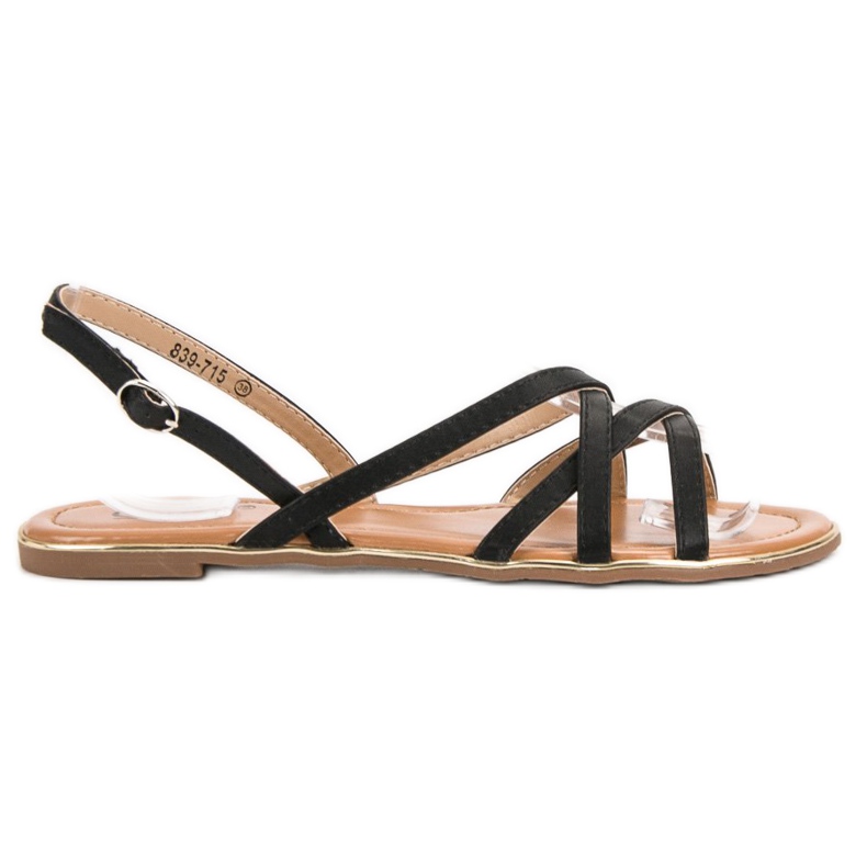 Cm Paris Sandale negre negru