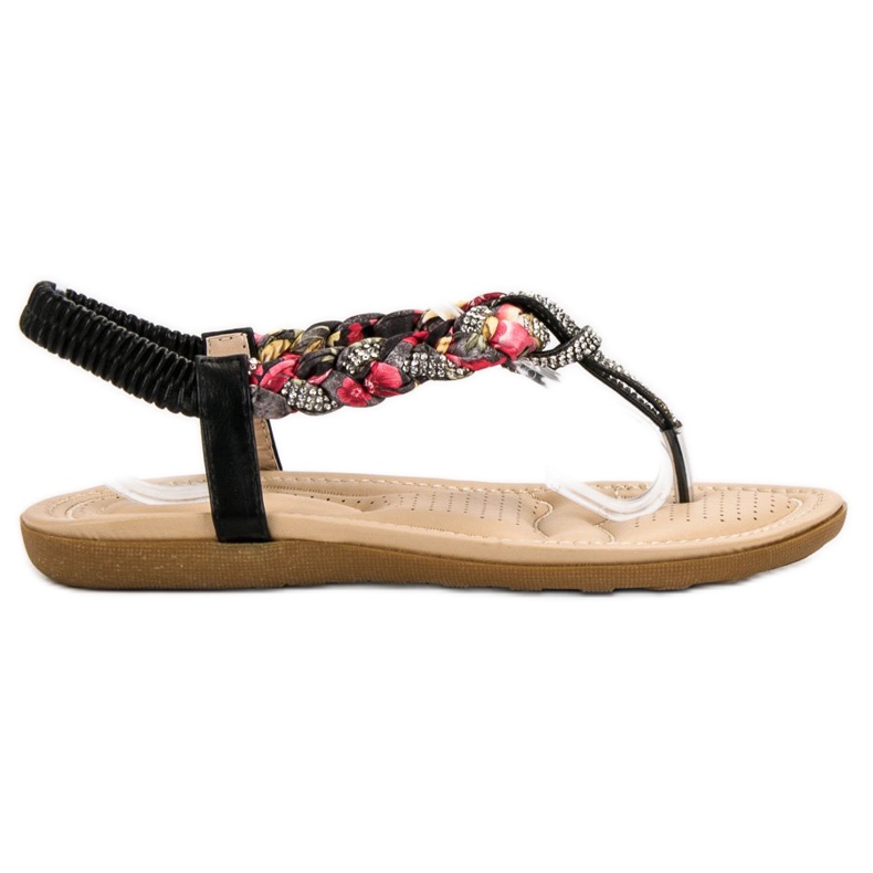 Cm Paris Sandale japoneze la modă negru