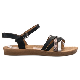 Seastar Sandale casual negru Seastar Sandale casual negru