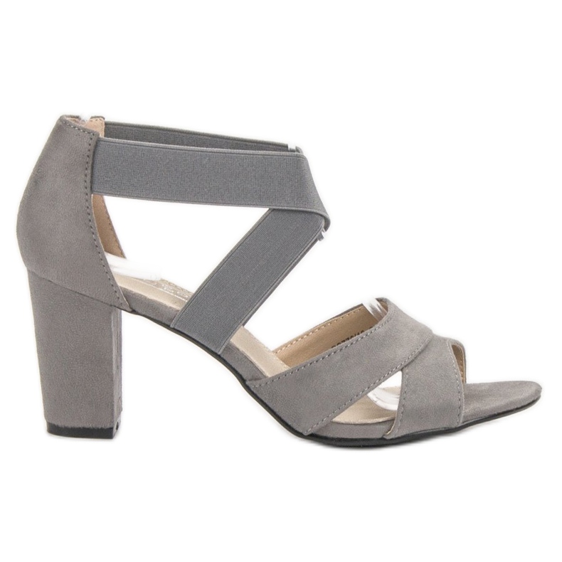 Filippo Sandale gri cu alunecare