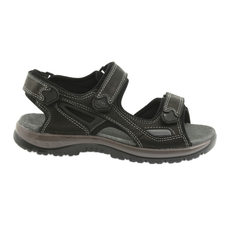 Sandale cu velcro cu fund negru ușor EVA DK