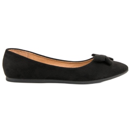 Ch. Creation Suede Ballerina In Spitz negru Ch. Creation Suede Ballerina In Spitz negru