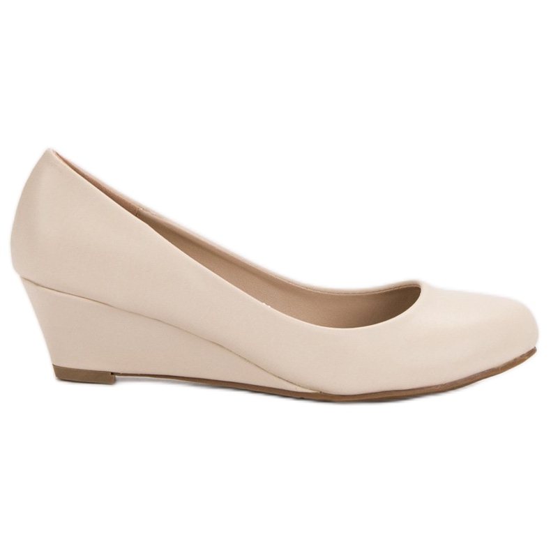 Small Swan Pompe cu pană maro Small Swan Pompe cu pană maro