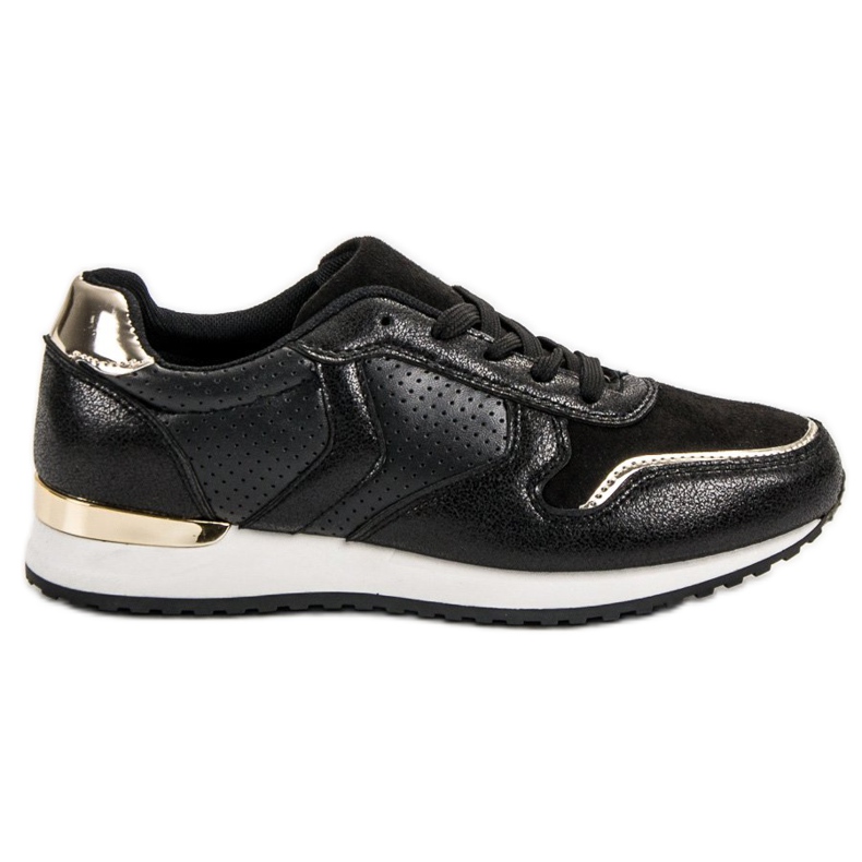 SHELOVET Pantofi sport casual negru