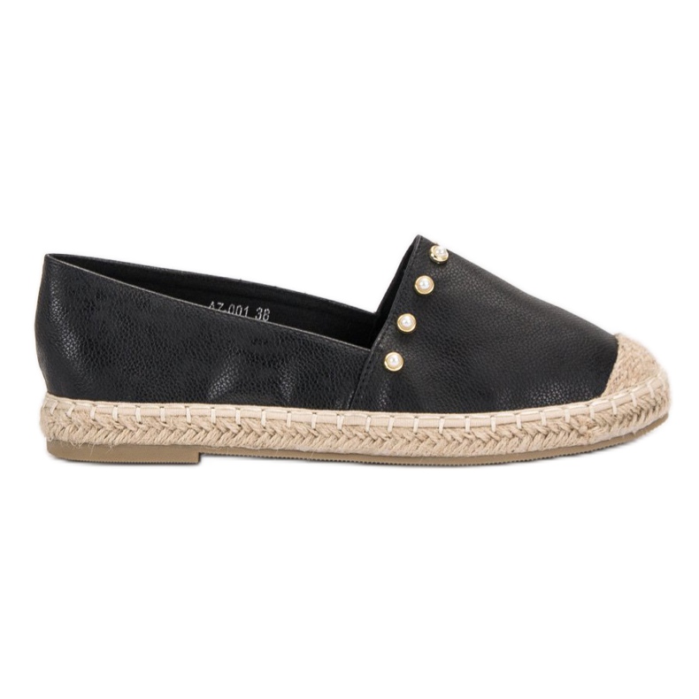 SHELOVET Espadrile negre negru SHELOVET Espadrile negre negru