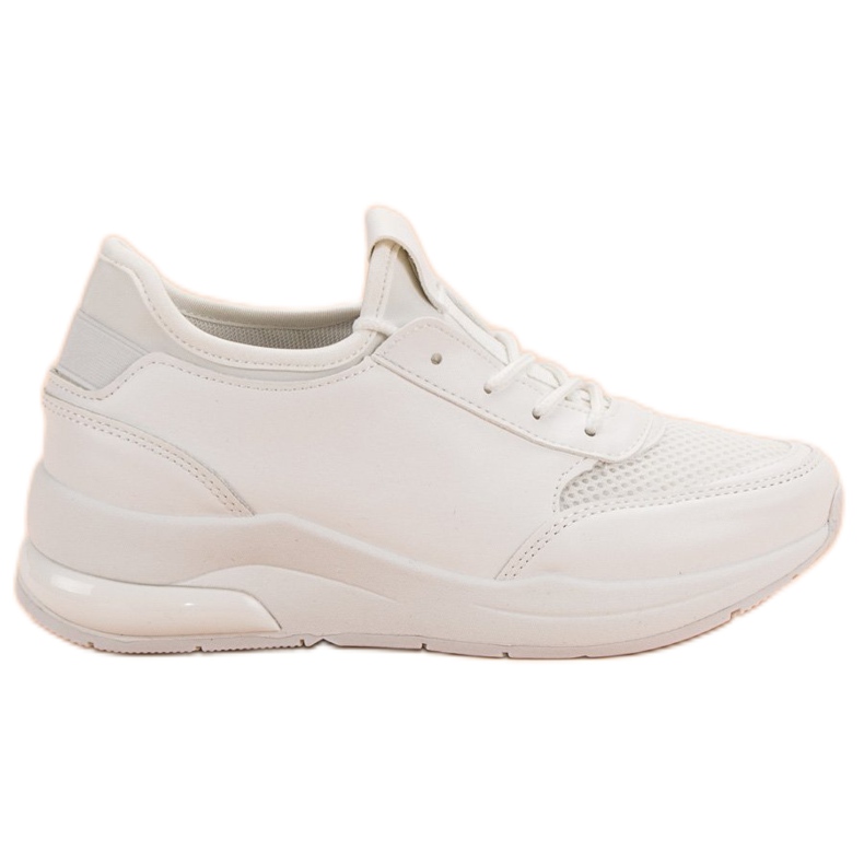 Ideal Shoes Pantofi sport pentru femei alb