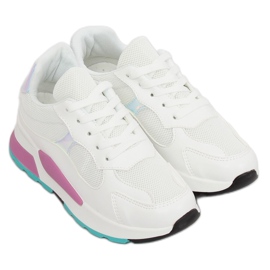Pantofi sport albi JRX306 Alb multicolor Pantofi sport albi JRX306 Alb multicolor