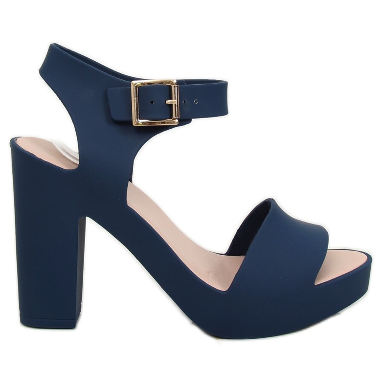 Sandale cu toc înalt Meliski KM202 Albastru marin Sandale cu toc înalt Meliski KM202 Albastru marin