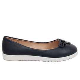 Balerini bleumarin pentru femei YSD-04 Navy albastru marin