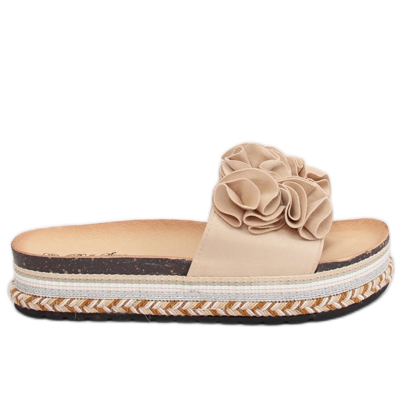 Papuci bej femei S61 Beige