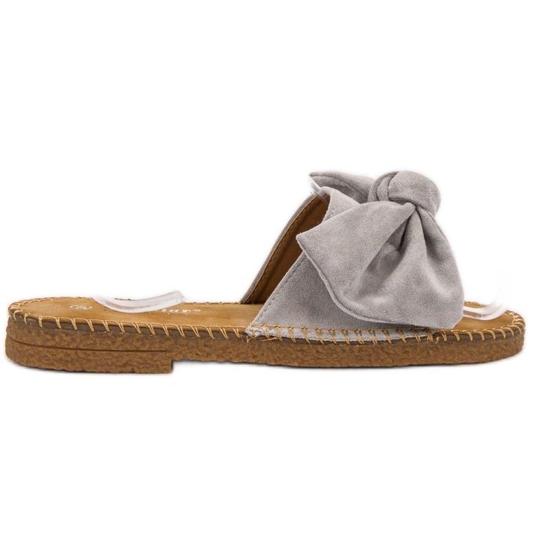 Seastar Papuci Gri Cu Arc