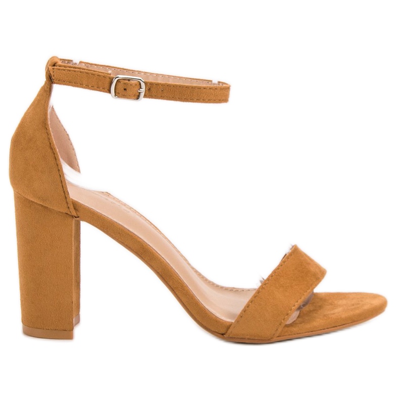 Anesia Paris Sandale sexy cu cămilă maro Anesia Paris Sandale sexy cu cămilă maro