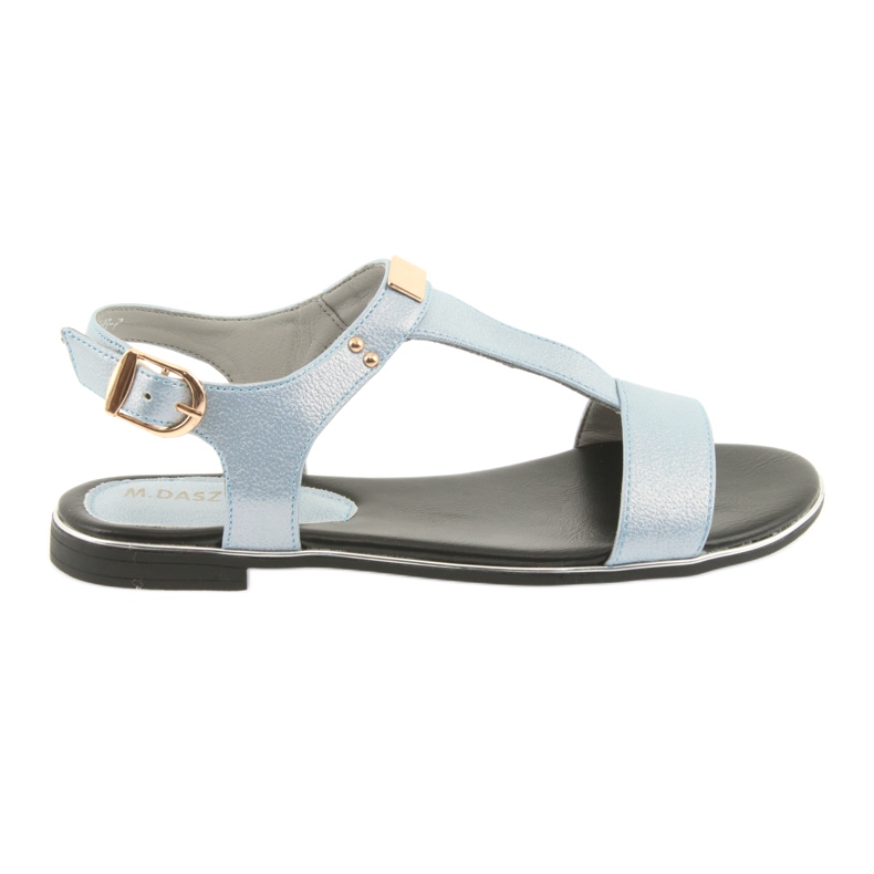M.Daszyński Sandale albastru perlat Daszyński MR1583-7