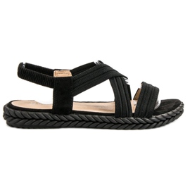 Seastar Sandale confortabile pentru femei negru