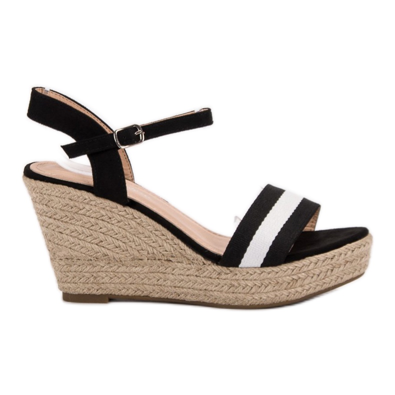 Primavera Sandale cu toc casual negru