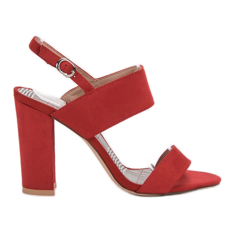 SHELOVET Sandale Roșii Pe O Bară roșu