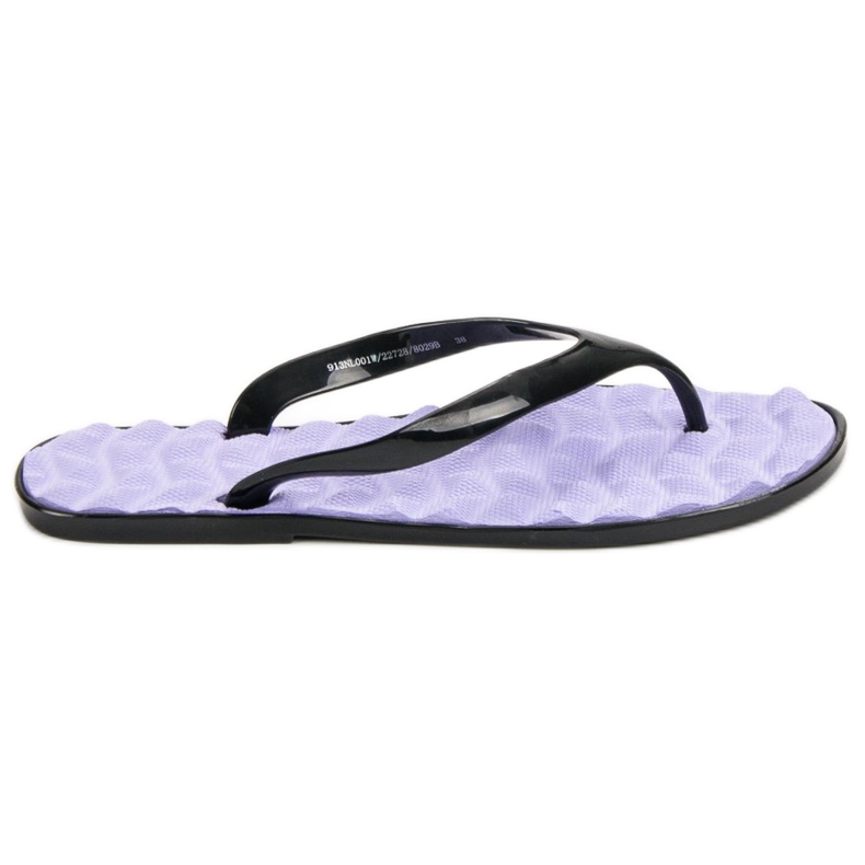 SHELOVET Flip-flops din cauciuc violet