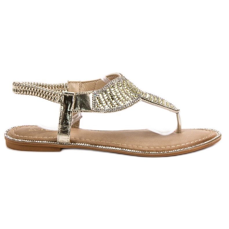 Encor Sandale japoneze elegante galben